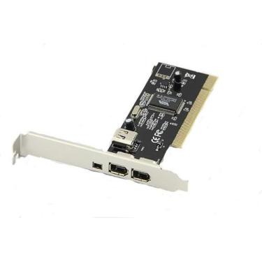Imagem de Placa Firewire 3+1 Portas Pci Para Computador Pc Desktop - Pci Desk