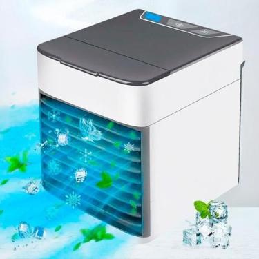 Imagem de Mini Ar Condicionado Usb Portátil Ventilador E Umidificador - Bivolt
