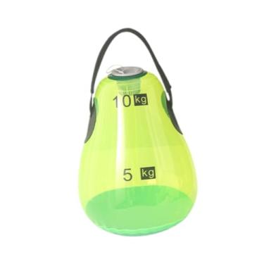 Imagem de rockible Peso ajustável dos esportes do equipamento portátil da aptidão de Kettlebell cheio de água para agachamentos, Verde 5kg