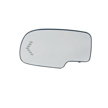 Imagem de SIEMID Vidro espelhado lateral do motorista aquecido com seta para Cadilla.c Escalade Chevrole.t Silverado Suburban Tahoe Avalanche GM.C Sierra Yukon Substituição de vista lateral convexa GM.C Sierra