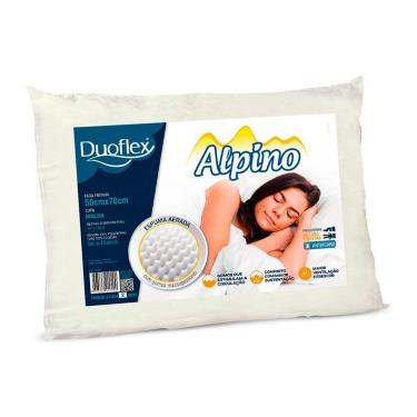 Imagem de Travesseiro Espuma Aerada Alpino AL1100 c/ Capa de Algodão (50x70) - Duoflex