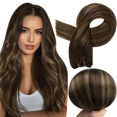 Imagem de Extensões de cabelo Full Shine Dark Brown 22 polegadas 105g