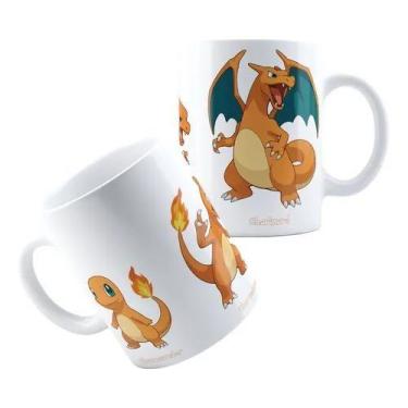 Imagem de Xícara Caneca Personalizada de Porcelana Cerâmica  Pokem on Chariz ard