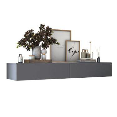 Imagem de aparador buffet bancada suspenso flutuante 1,10m design luxo - Aprire 