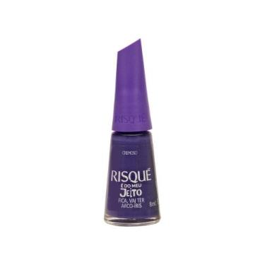 Imagem de Esmalte Risqué Cremoso Fica, Vai Ter Arco-Íris! 8ml - Risque