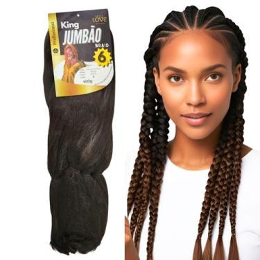 Imagem de Kit 2 Super King Jumbo Organico Alongamento Entrelace Mega Hair - Bree