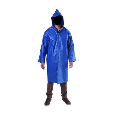 Imagem de Capa chuva pvc trevira azul gg1,3m - VINILSEG