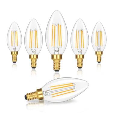 Imagem de Lâmpadas LED GoBright Dimmable E12 Candelabra 6W 2700K