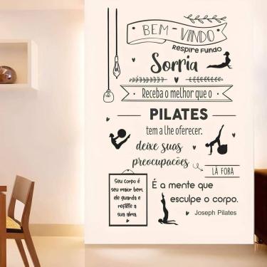 Imagem de Adesivo De Parede Frase Joseph Pilates
