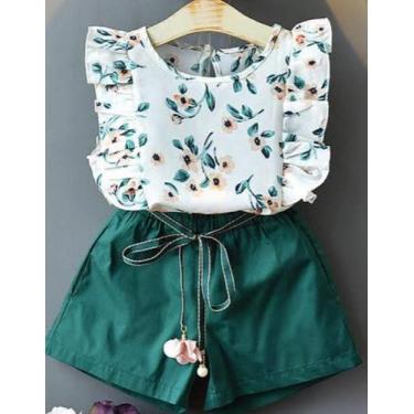 Imagem de Short e blusa infantil feminino - Sonho Kids 