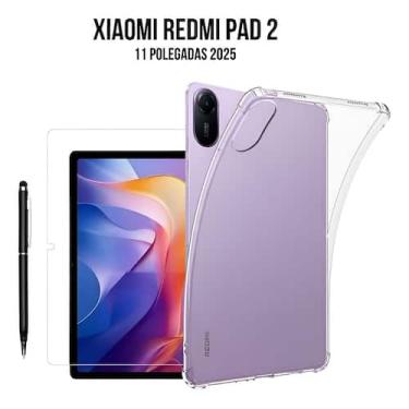 Imagem de Kit Proteção Para Redmi Pad 2 - Película, Capinha ,caneta. - UNIVERSAL