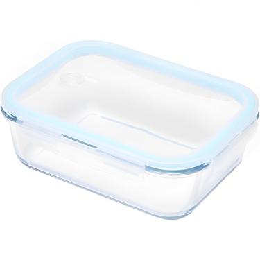 Imagem de Pote Hermético com trava 1L de Vidro Retangular com Trava Marmiteira