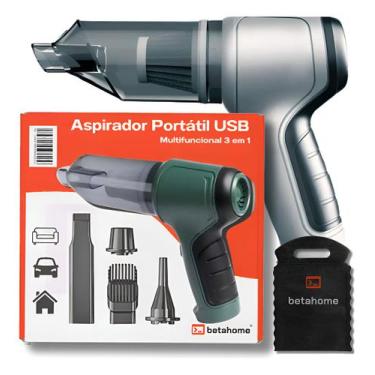 Imagem de Mini Aspirador De Pó Portátil Recarregável Soprador Usb Automotivo 3em