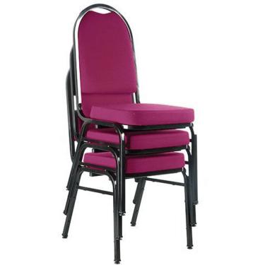 Imagem de 03 Cadeiras para Hotel e Auditório Linha Hotel Rosa
