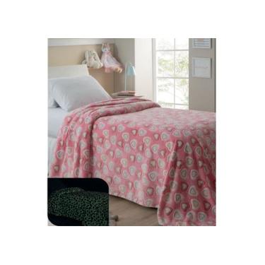 Imagem de Manta Cobertor Infantil Solteiro Brilha Escuro 1,50X2,00 Mts - Corttex