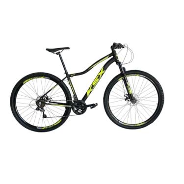 Imagem de Bicicleta Bike Aro 29 MTB Câmbios Especiais Alumínio KSX SD7 21 Velocidades Marchas Index Cabeamento Interno Feminina (PRETA (ADS AMARELO), 15)
