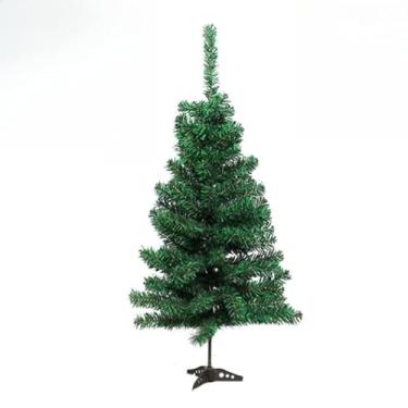 Imagem de Árvore de Natal Pequena 60cm Completa Decorada Mini Pinheiro Verde para Escritório Mesa com Galhos - Pinheiro de Natal(Árvore 60cm (Sem Enfeites))