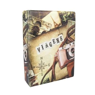 Imagem de Álbum 500 fotos 10x15 Viagem Retrô + ADESIVO