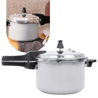 Imagem de Panela de pressão Brinox 5,4L Indução Antiaderente Ceramic Pressure Fe