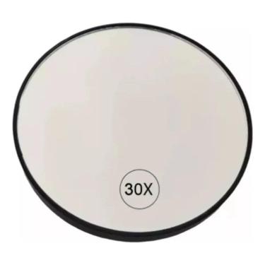 Imagem de 10X Espelho Aumento 30X Vezes Maquiagem Lupa Fixação Por Ve