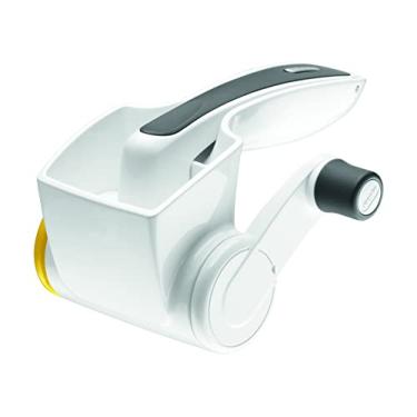 Imagem de Ralador de Queijo Zyliss Classic Branco – Manivela Reversível, Lâmina de Aço Inoxidável, Ideal para Queijo Parmesão, Chocolate e Nozes – Alta Durabilidade e Fácil Limpeza