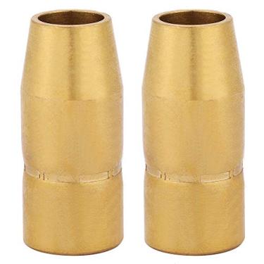 Imagem de HEEPDD 169715 Bocais de Gás Adequados para Soldagem Pacote de Armas de 5 Anos, Material de Latão para Soldagem Pacote de 5 Anos, Material de Latão Nan (2pcs)