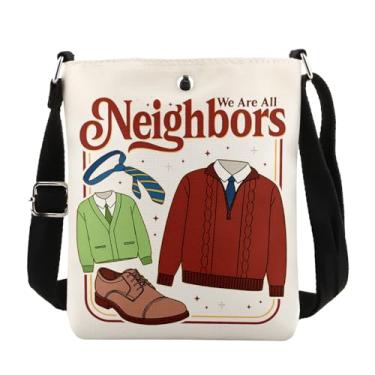 Imagem de MAOFAED Bolsa tiracolo We Are All Neighbors, Neighborhood Favor Bags, Inclusivity Diversity Love Thy Neighbor