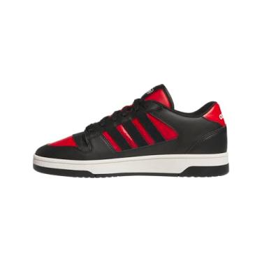Imagem de adidas Tênis adulto unissex Break Start, Collegiate Red/Black/White, 6.5 Women/5.5 Men