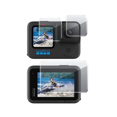 Imagem de Películas Vidro Lcd Frontal/traseiro E Lente Gopro 9/10/11/12/13