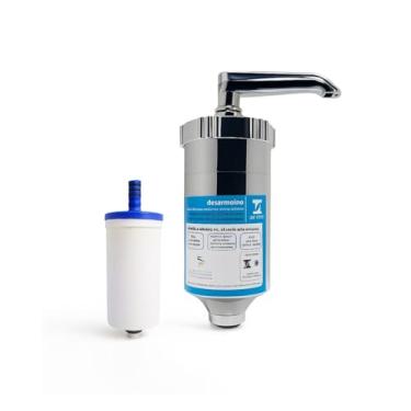 Imagem de Filtro Copo Abs Com Refil Universal Para Torneira De Cozinha
