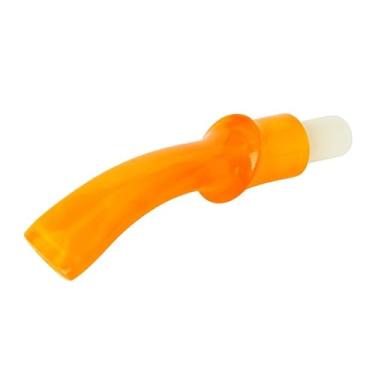 Imagem de Bocal de cachimbo de acrílico preto de 68 mm serve para torneiras de 10,3 mm