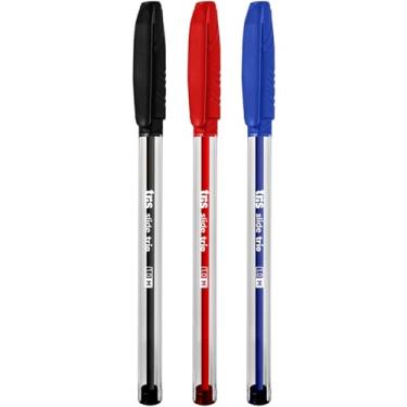 Imagem de Caneta Esferográfica, Summit, Tris Slide Trio, 1,0 mm, 3 cores sortidas, Caixa com 24