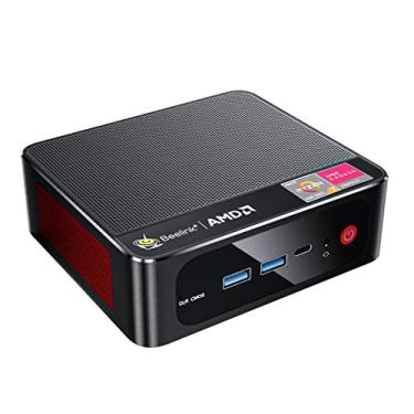 Imagem de Beelink Computador desktop SER3 Mini PC AMD Ryzen 7 3750H 4C/8T Windows 11 Pro, 16 GB RAM + 500 GB SSD, Radeon RX Vega 10 Graphics, Dual HDMI e USB-C 4K@60Hz, Dual WiFi - BT, Auto Power On