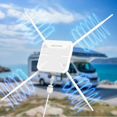 Imagem de WAVLINK Ponto De Acesso Sem Fio Externo Wifi 5, Extensor Wi-Fi De Banda Dupla De Longo Alcance 2025 Ac1200 Com 4 Antenas Omnidirecionais De 7 Dbi, Poe, Porta Gigabit, Compatível Com Os Modos Ap/Rep