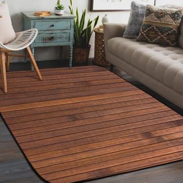 Imagem de Tapete de área para sala de estar, lavável à máquina, mar, simples, madeira, antiderrapante, tapete macio para sala de estar, quarto, sala de jantar, berçário, cozinha, decoração de casa