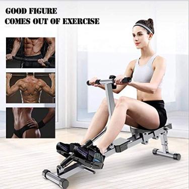 Imagem de Máquina de remo, equipamento de fitness doméstico, treinamento muscular para perda de peso masculino e feminino, equipamento de ginástica para perda de peso interno e musculação abdominal