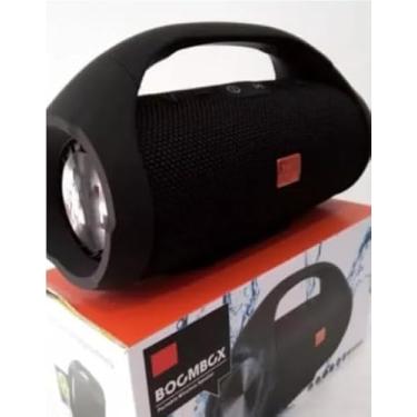 Imagem de Caixa de Som Boombox Bluetooth Portátil na cor preta