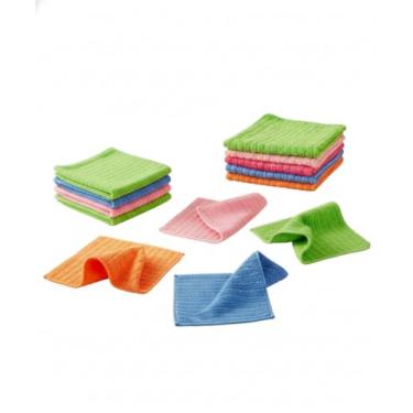 Imagem de Panos Microfibra Kit 10 Unidades -O Fim da Limpeza Esforçada! Vidros Cristalinos, Pintura Impecável e Brilho Automotivo Sem Riscos. 100% Livre de Fiapos e Pelinhos – Kit Completo para Carro e Casa