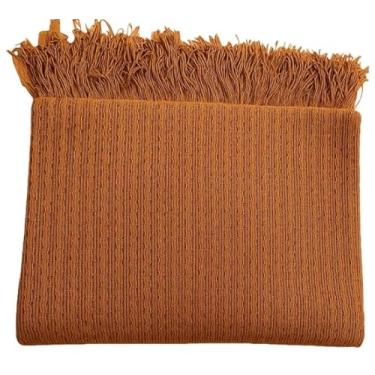 Imagem de Manta de Algodão Grande para Sofá Casal King 3,00X1,80M Grande 2,40X1,80m Pop pequena 2,20X1,50M sua casa(King luxo 2,7x2,6M Caramelo)