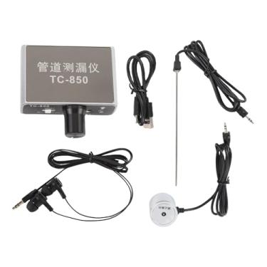 Imagem de Detector de vazamento de tubulação de água Avançado 20000X Amplificação de som Monitor de vazamento de água subterrânea de sonda dupla para construção de tubulações Construção em