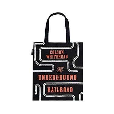 Imagem de Out of Print Sacola The Underground Railroad (Colson Whitehead) com bolso interno - presente para amantes de livros
