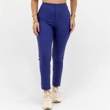 Imagem de Calça Rosa Bella Reta em Tecido Montaria Feminina-Feminino