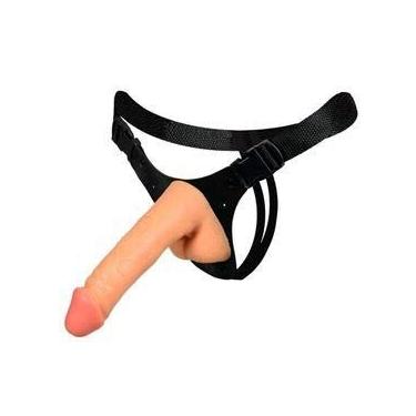 Imagem de Cinta Peniana com Pênis de Borracha e Escroto 19,5x4,8cm La Pimenta