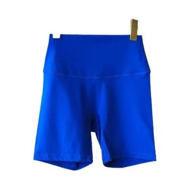 Imagem de Shorts De Yoga Femininos De Cintura Alta, Ajuste Slim, Levanta O Bumbu