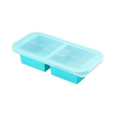 Imagem de Forma De Silicone Para Congelador Com Tampa, Caixa De Armazenamento De