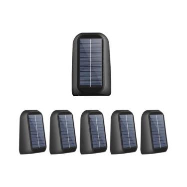 Imagem de Luzes De Cerca Solares À Prova d'Água Para Exterior, LED RGB Quente Br