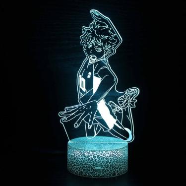 Imagem de Luz noturna LED 3D Haikyuus Hinatas Shoyo que muda de cor