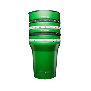 Imagem de Tally Tumbler Yard Game, copo de aço inoxidável, tampa à prova de vazamento de 850 g, isolamento de parede dupla, copo com contador de pontuação usado para rastrear pontuações de jogos e rodadas