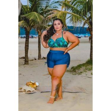 Imagem de Short Praia- Plus Size- Reforçado e Alta Qualidade - Ousadia Lingerie 
