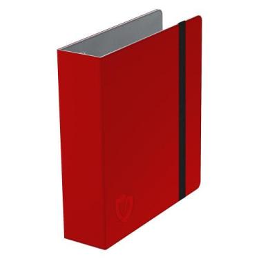 Imagem de Album Vermelho Pasta Fichario Central Archive 3 Argolas Cards Pokemon 